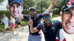 Checo Prez y el respaldo mexicano en el GP de Miami: "El viejo sabroso!"