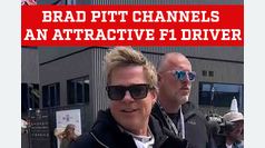 Brad Pitt steals the show at British GP by channeling an F1 driver in paddock walk