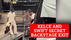 Travis Kelce waits backstage for Taylor Swift in London like a gentleman
