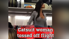 " I'm Instagram Famous ", Casuit woman gets tossed of flight