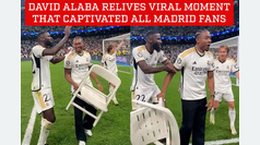 David Alaba relives with euphoria the viral moment that surprised all madridistas
