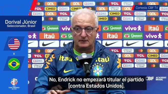 Dorival Júnior: "Tenemos que tener paciencia con Endrick"