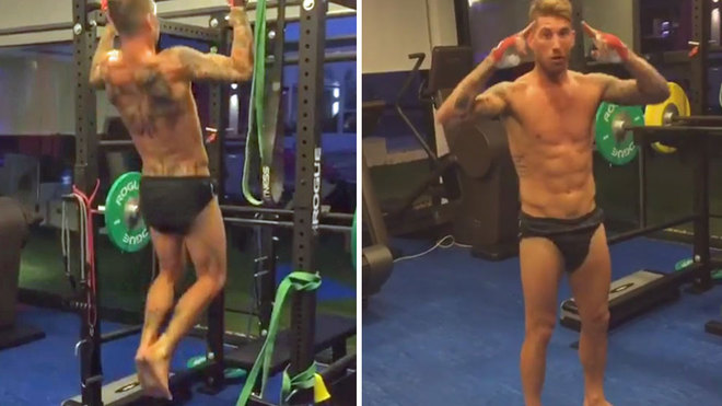 Sergio Ramos Displays Incredible Workout Routine Marca English