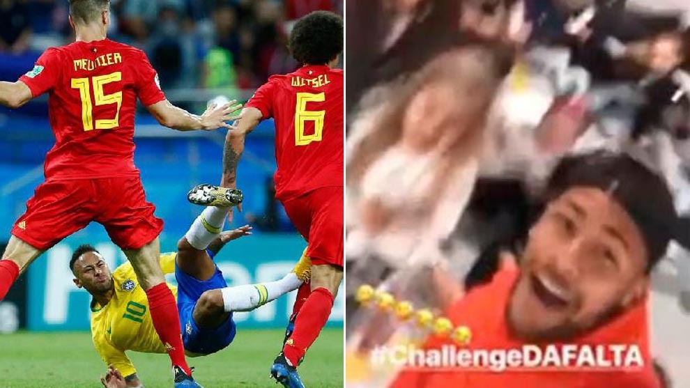 Neymar has spent 'nearly 14 minutes rolling on ground' since start of World  Cup