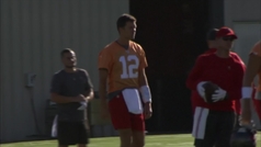 Tom Brady takes the field as Buccaneers training camp opens