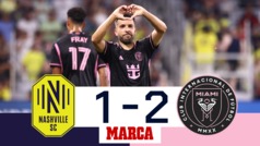 Great goal by Jordi Alba for the victory of the Garzas I Nashville 1-2 Inter Miami I Highlights