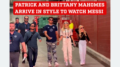 Patrick and Brittany Mahomes make a stylish entrance to watch Lionel Messi and Inter Miami