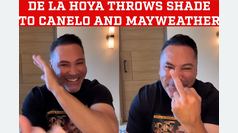 Oscar de la Hoya trash talks Canelo Alvarez and Floyd Mayweather