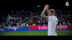 El Real Madrid despide a Kroos con un emotivo vdeo de sus mejores momentos