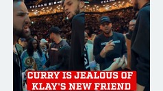 Stephen Curry jelous of Klay Thompson new friend