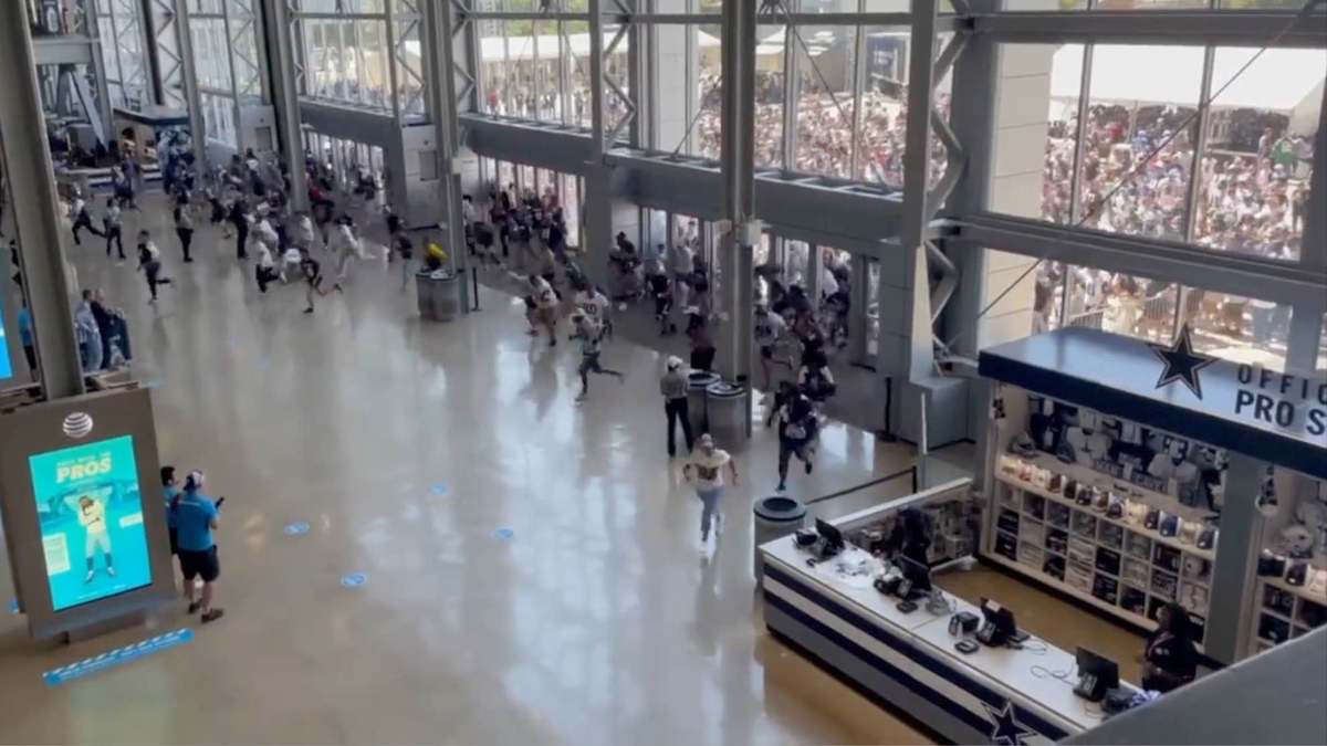 Cowboys vs. Jets: Watch Dallas fans rush into stadium before Week 2 home  opener