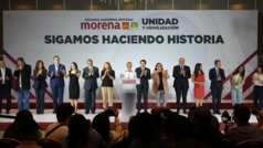 Claudia Sheinbaum presenta equipo de campaña, con Marcelo Ebrard y Manuel Velasco incluidos