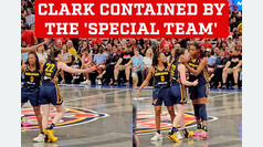 Caitlin Clark contained by the 'special team' to prevent technical fouls, avoided being suspended