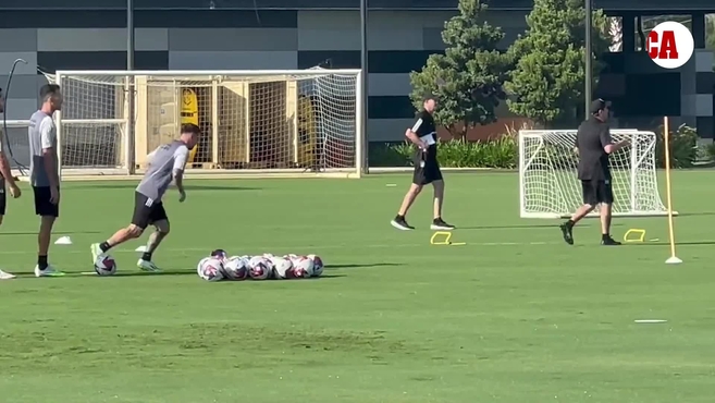 Photo Gallery: Lionel Messi and Sergio Busquets practice with Inter Miami  teammates, Tuesday, July 18, 2023