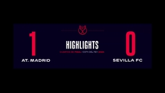 Atlético de Madrid 1-0 Sevilla: resumen y goles | Copa del Rey (cuartos de final)