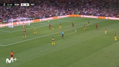 Gol de Zaniolo (1-0) en el Roma 1-0 Feyenoord