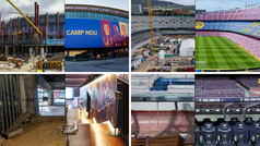El Bara muestra el progreso de las obras del Camp Nou con impactantes comparativas