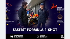 Red Bull crea el dron ms rpido del mundo: Le gana a Verstappen arriba de un F1?
