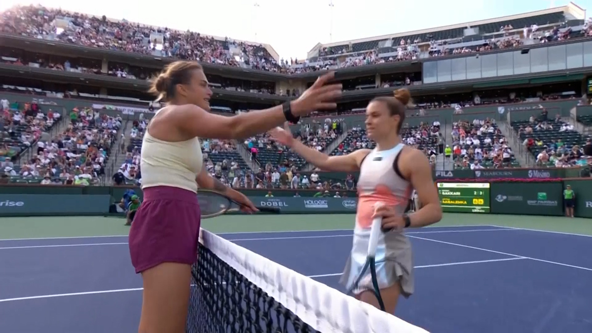 Sabalenka impone su ley ante Sakkari para meterse en la final de Indian Wells