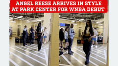Angel Reese arrives in style at Park Center for WNBA debut