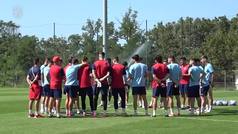 La Seleccin Olmpica masculina en Marsella se prepara para el duelo ante Marruecos