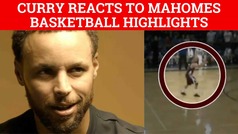 Stephen Curry analyzes Patrick Mahomes' high school basketball highlights