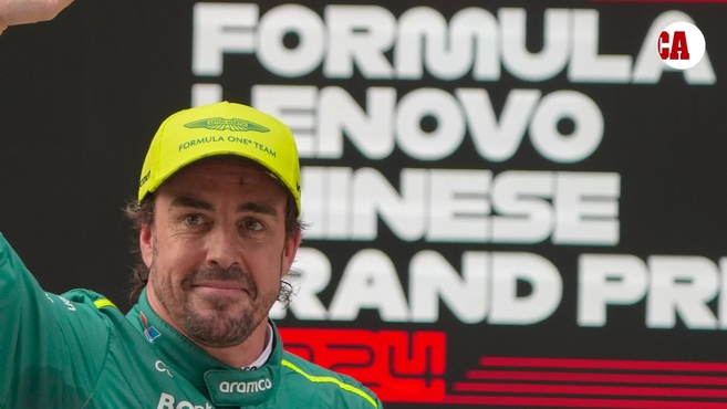 Alonso se crece en el castigo y saldrá tercero en China; pole para Verstappen y batacazo Ferrari