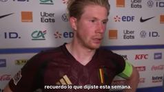 Kevin de Bruyne: "No puedo tolerar la forma en la que hemos jugado"