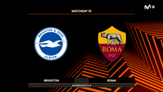 Brighton 1-0 AS Roma: resumen y goles | Europa League (Octavos de final, vuelta)