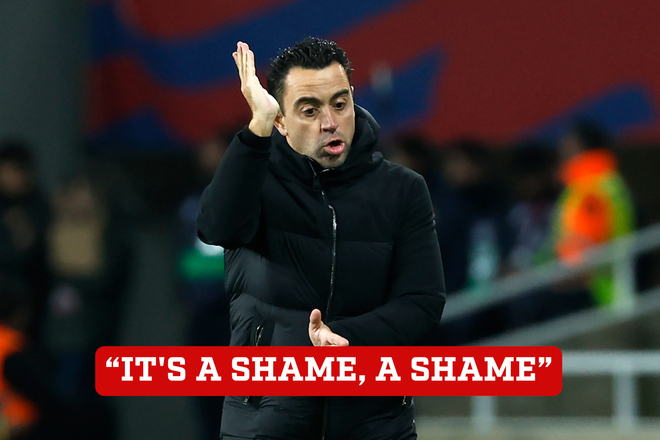 Xavi Hernandez’s frustration explodes as VAR disallows Barcelona penalty: “It’s a shame, a shame”