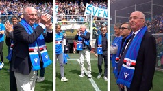 Sampdoria da emotivo homenaje a Sven Goran Eriksson