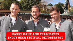 Harry Kane experiences his first ever Oktoberfest as a Bayern Munich player