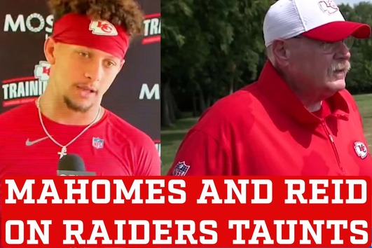 Patrick Mahomes and Andy Reid respond to the Raiders' taunts