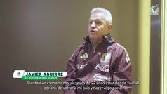 Javier Aguirre, nuevo seleccionador de Mxico: "Es el momento de volver a mi pas y hacer algo por l"