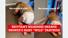 Brittany Mahomes shares Bronze's baby "wild" tantrum, handled with humor