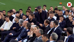 Real Madrid estuvo presente en la despedida de Busquets, con Buteragueño como representrante