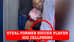 They steal a former soccer player his cellphone during the celebration