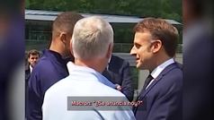 Mbapp� le da la exclusiva Macron, presidente de Francia: "El pase [al Real Madrid] se anuncia esta noche"