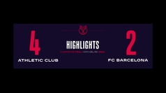 Athletic 4-2 Barcelona: resumen y goles | Copa del Rey (cuartos de final)
