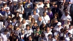El aficionado viral que se parece a Cristiano y que espera en las celebraciones del Madrid