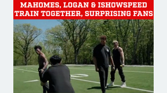 Patrick Mahomes joins Logan Paul and IShowSpeed ??for epic training session