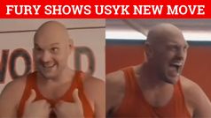 Tyson Fury unleashes vicious Muay Thai move while training for Oleksandr Usyk rematch