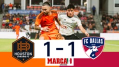 Hctor Herrera y Dynamo no pasan del empate | Houston 1-1 Dallas | MLS | Resuken y goles