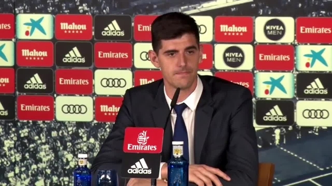 Placa de Courtois, vandalizada por afición del Atlético de Madrid Placa de Courtois, vandalizada por afición del Atlético de Madrid