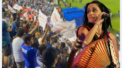 Aficionados de Cruz Azul celebran el pase a semifinal cantando famoso tema de Julieta Venegas
