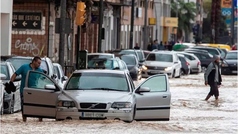 Las preocupantes imágenes de la inundación de Molina de Segura