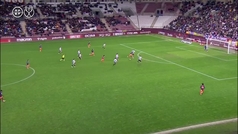 Gol de Gozalbez (0-1) en el UD Logroñés 0-2 Valencia