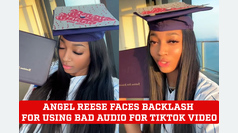Angel Reese celebrating graduation sparks controversy