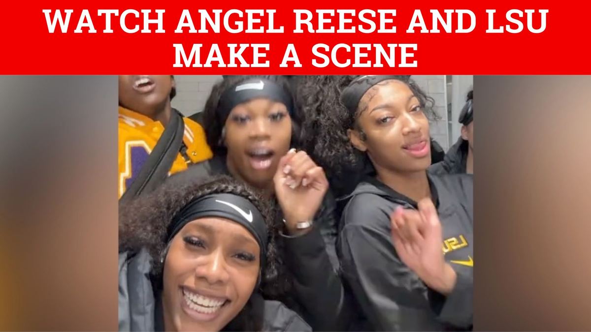 Angel Reese and LSU teammates make a scene in viral TikTok video