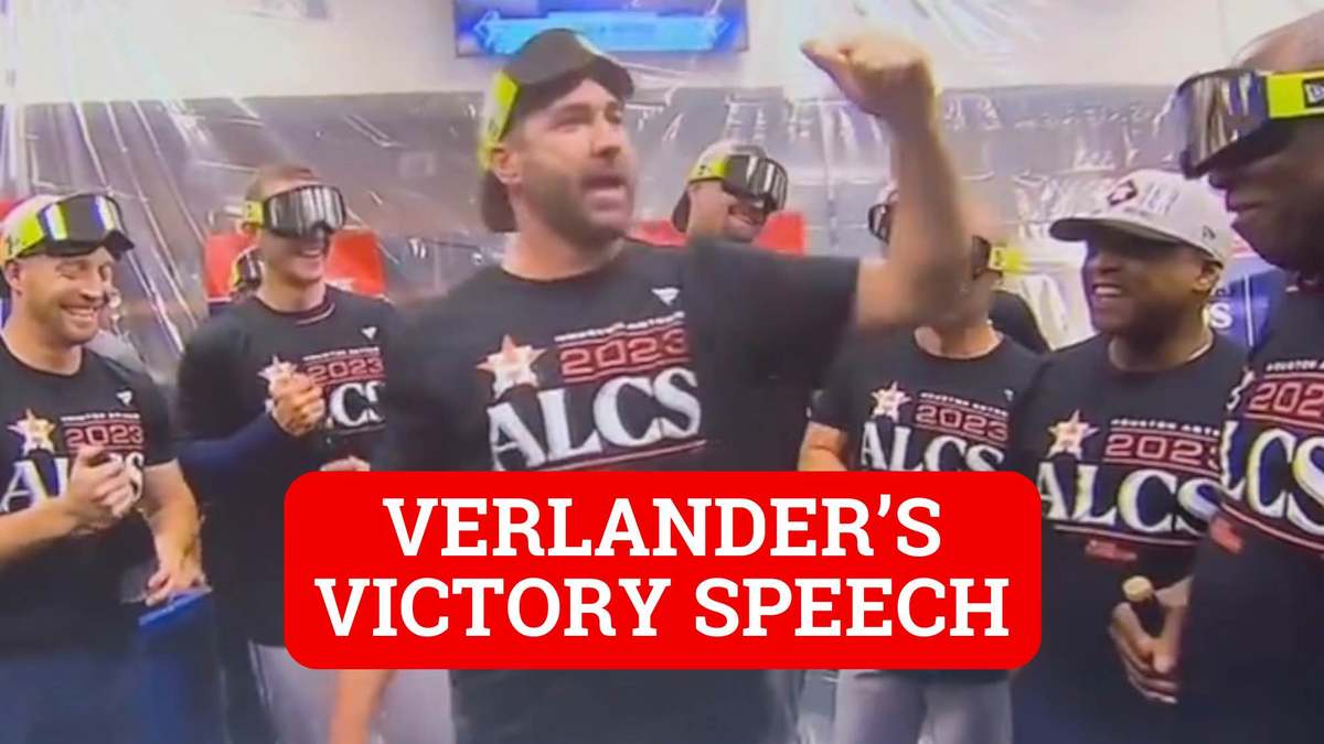 Justin Verlander's epic, foul-mouthed Astros' celebration speech